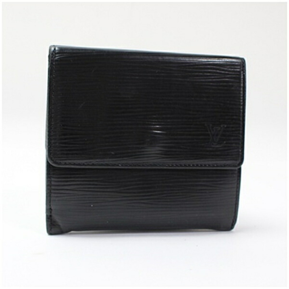 Louis Vuitton Tri-fold Wallet, Epi Leather, Black, LOUIS VUITTON, Men's